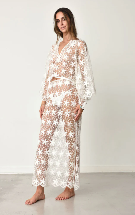 Muche Lace Maxi Skirt