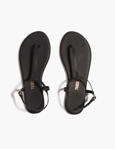Tkees Black Mariana Thong Sandals