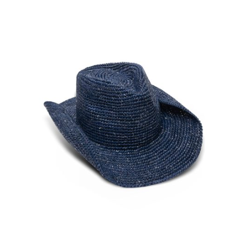 Nikki Beach Carrea Navy Cowboy Hat