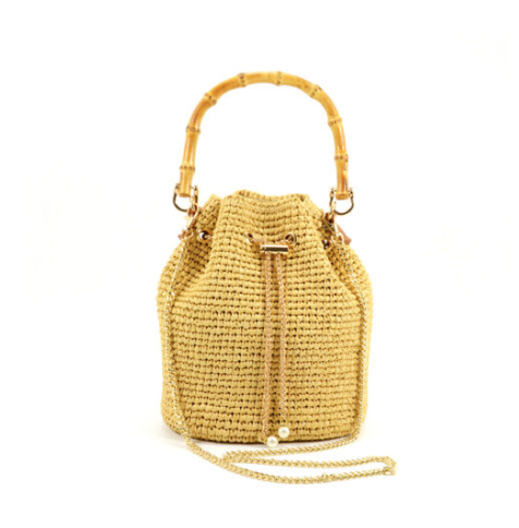 Nikki Beach Valencia Natural Chain Bag