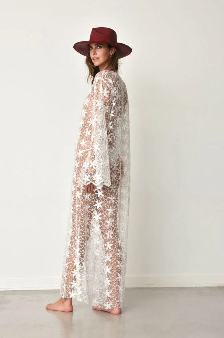 Muche Lace Maxi Cover Up