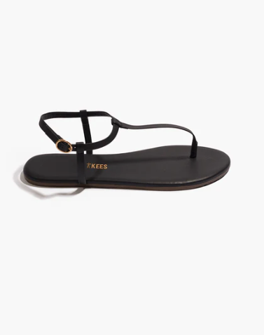 Tkees Black Mariana Thong Sandals